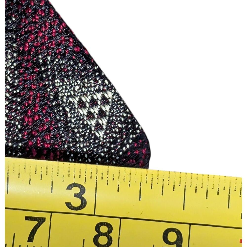 Robert Talbott Best of Class Tie Mens 57" Classic Silk Red Geometric Triangle - Picture 9 of 9